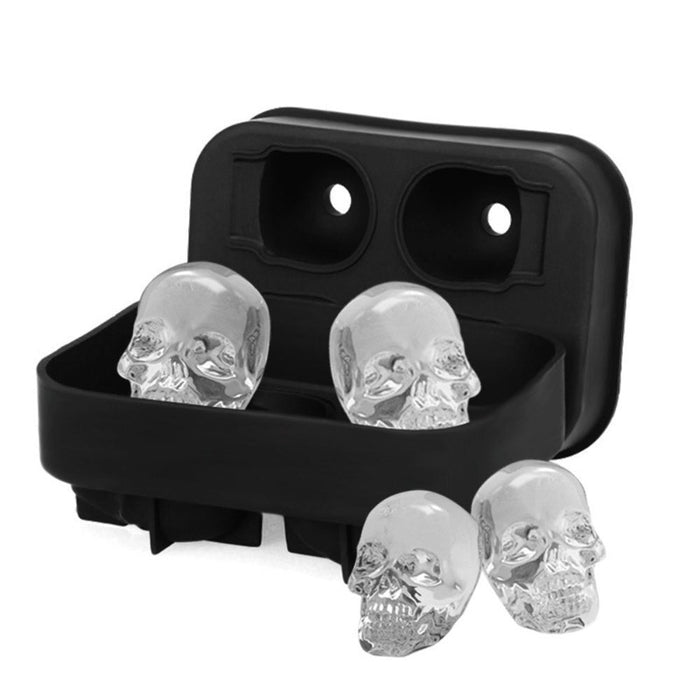 3D Skull Silicone Ice Cube Mold