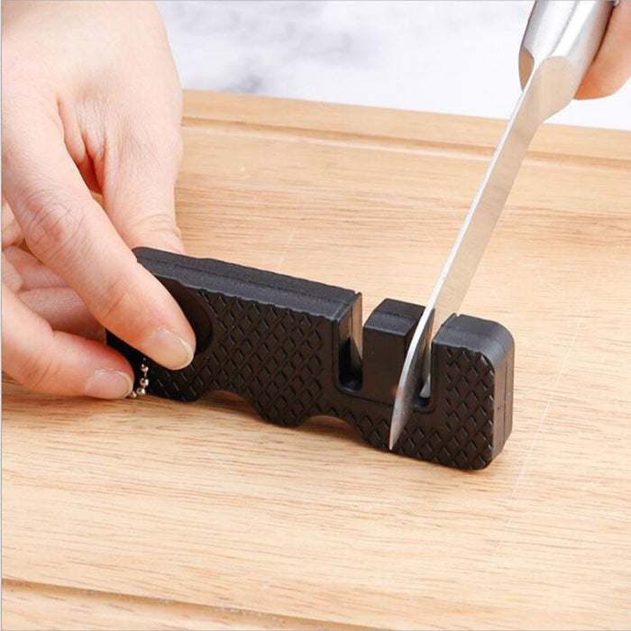 Double Sided Pocket Knife Sharpener Tool