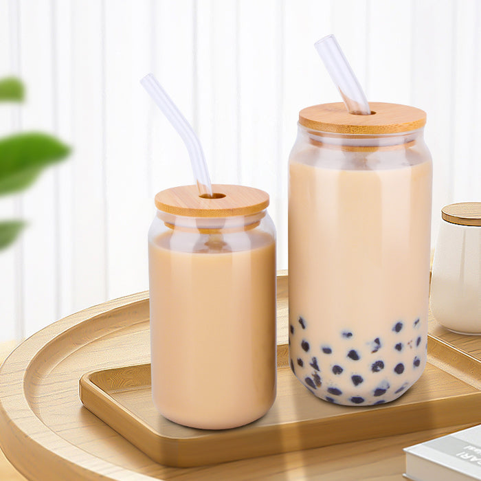 Transparent Bubble Tea Cup With Lid