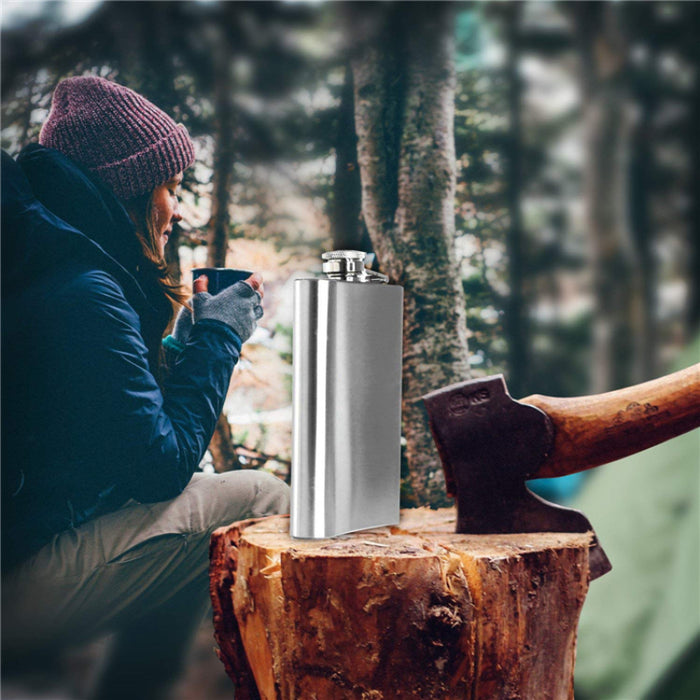 Stainless Steel Hip Flask Set