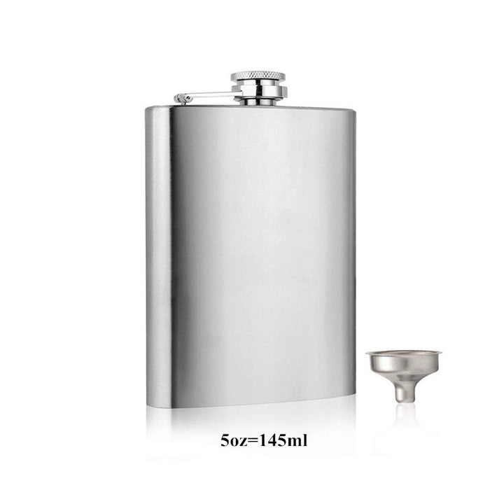 Stainless Steel Hip Flask Set