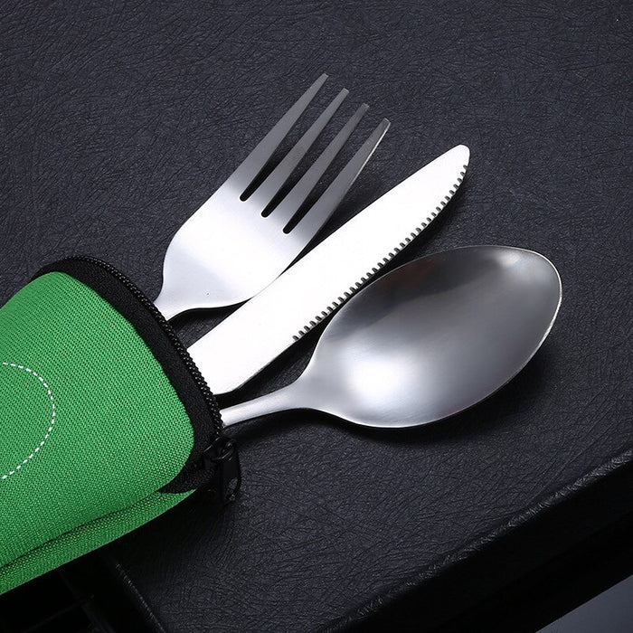 Portable Steel Cutlery Set