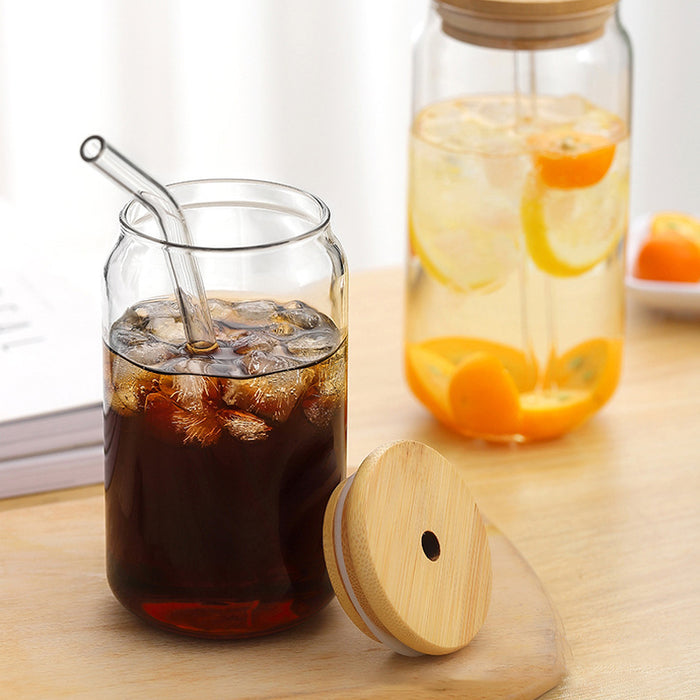 Transparent Bubble Tea Cup With Lid