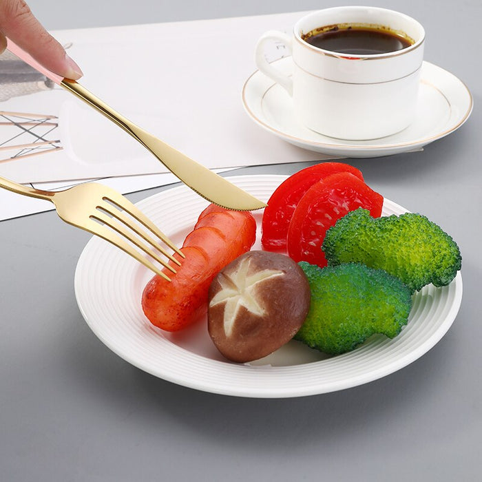 Color Steel Cutlery Set