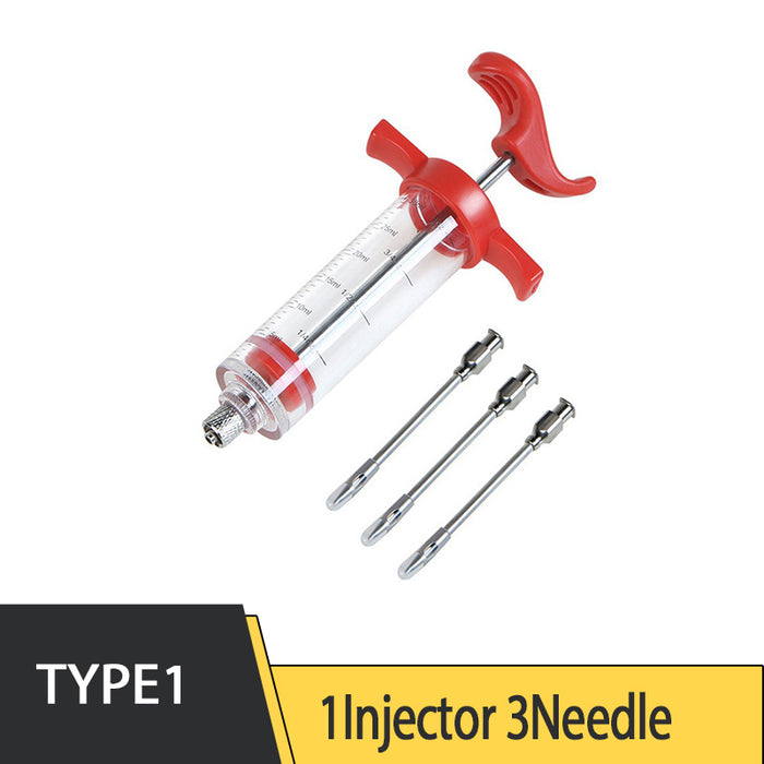 Stainless Steel Meat Syringe Needles Kitchen Tools