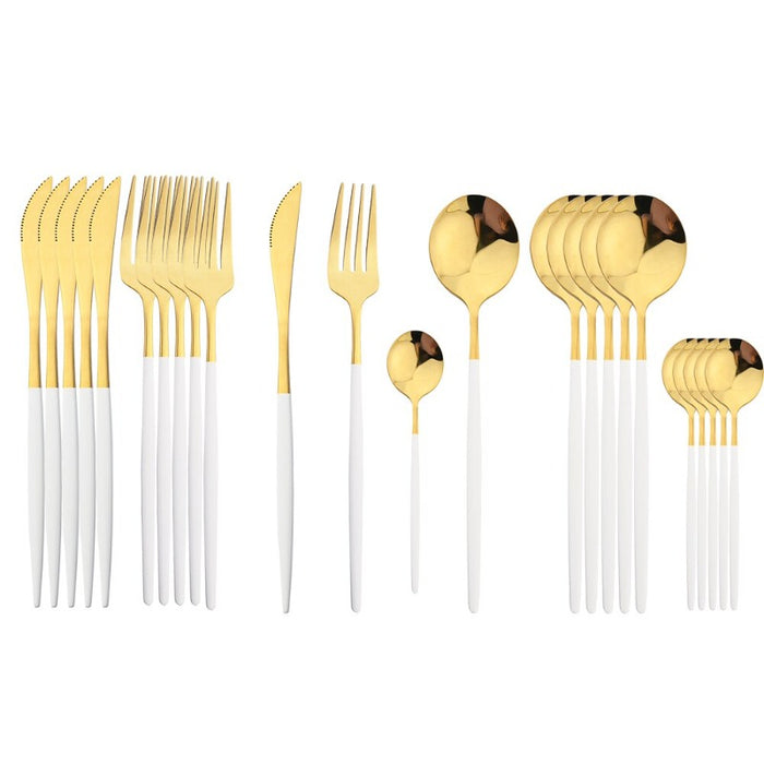 Golden Stainless Steel Cutlery Set