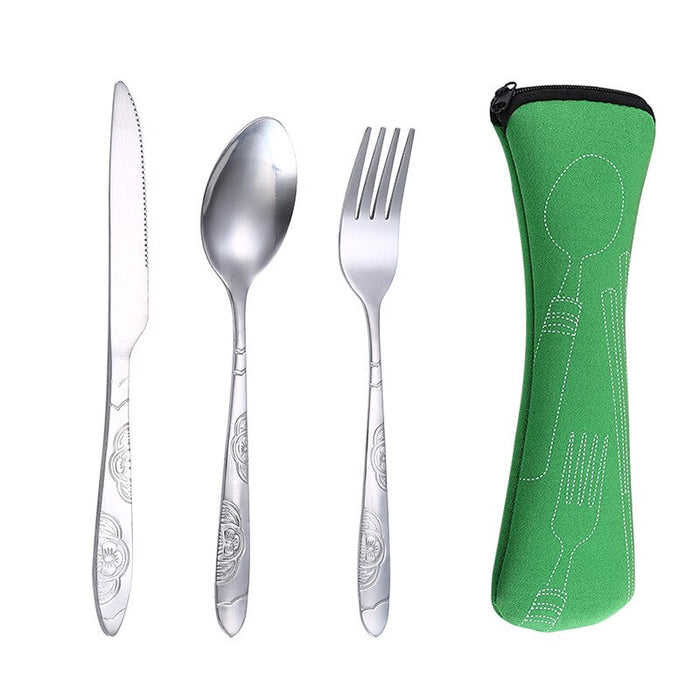 Portable Steel Cutlery Set