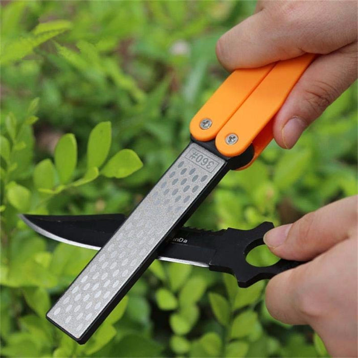 Double Sided Pocket Knife Sharpener Tool