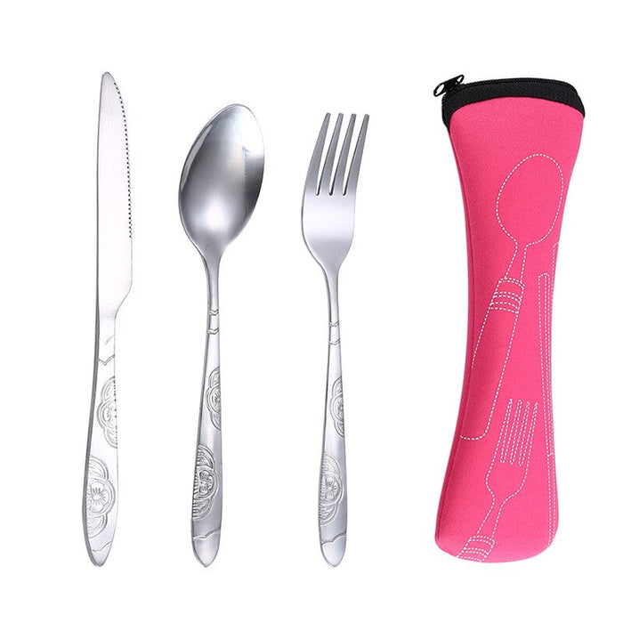 Portable Steel Cutlery Set