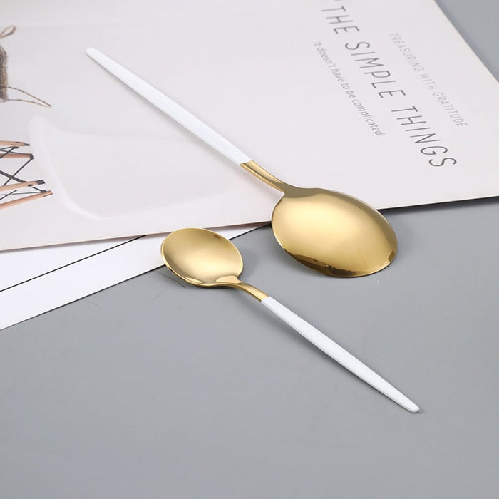 Gold Color Stainless Steel Cutlery Set