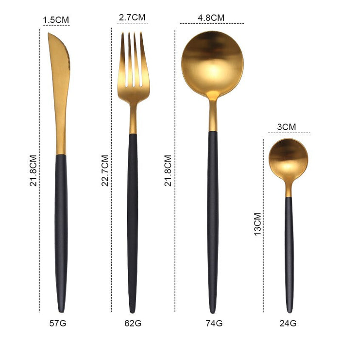 Gold Color Cutlery Sets