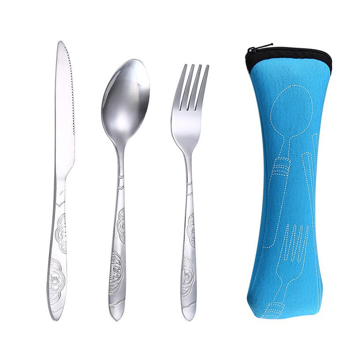 Portable Steel Cutlery Set