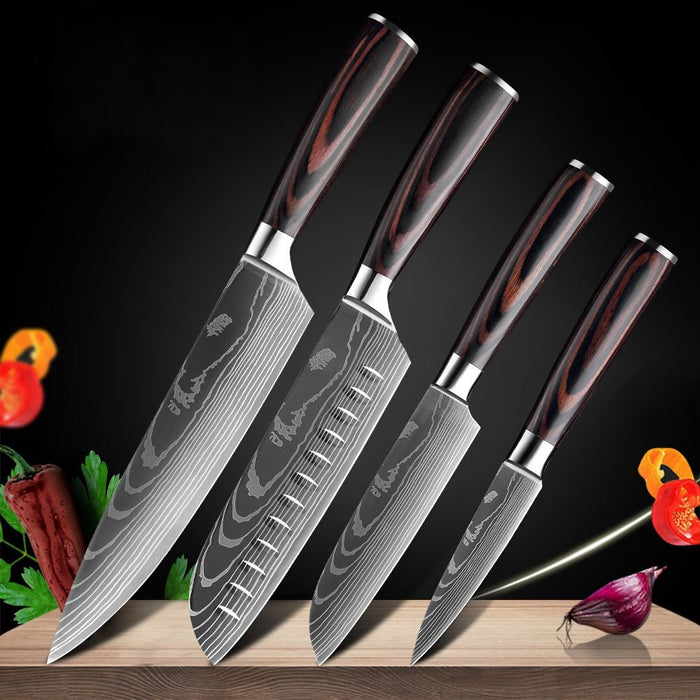 Kitchen Cleaver Slicing Utility Knife Set