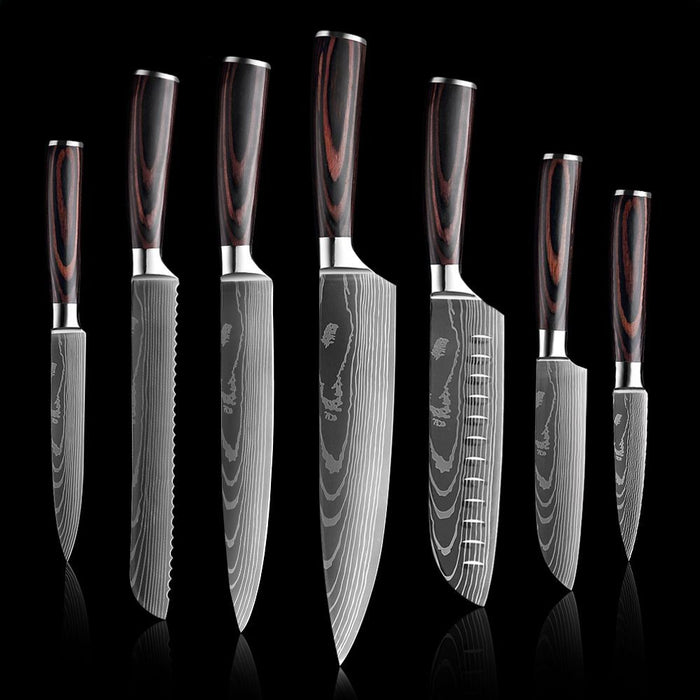 Kitchen Cleaver Slicing Utility Knife Set