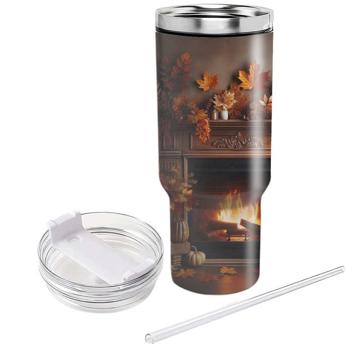 Autumn Fireside Tales  Personalized Tumblers