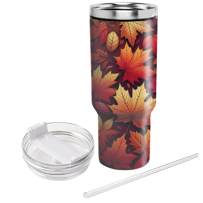 Autumn Maple Leaf  Personalized Tumblers