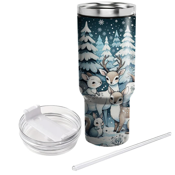 Winter Wildlife Adventure  Tumbler Cups