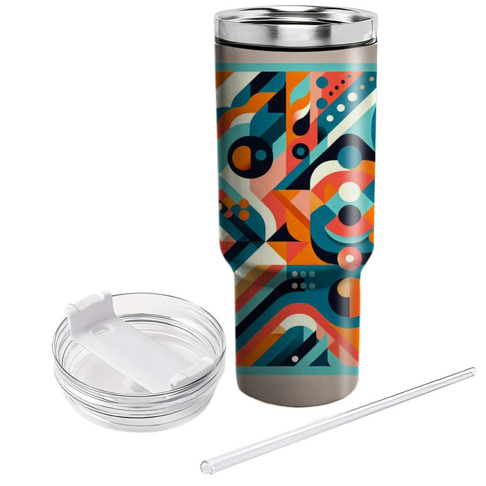 Bold Geometric Fun  Custom Tumblers