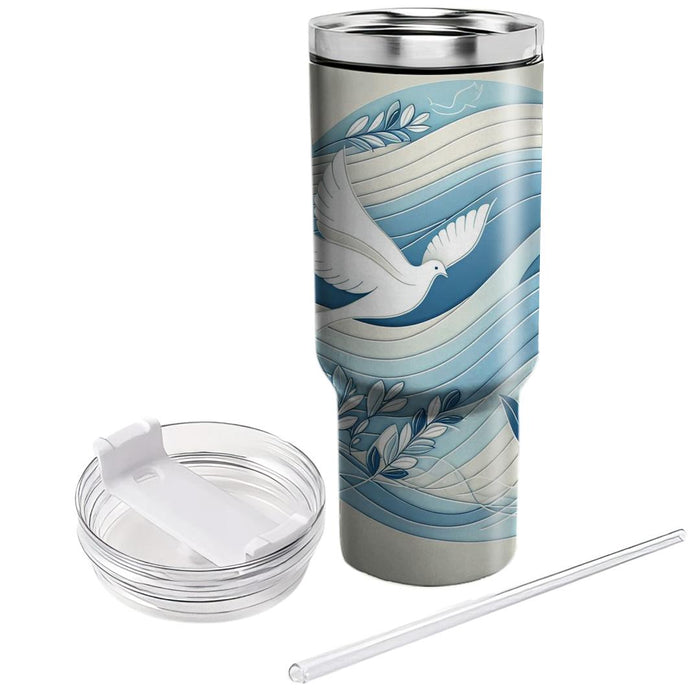 Waves Of Peace - International Day Of Peace  Unique Tumblers