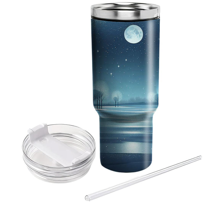 Winter Midnight Glow  Decorative Tumblers