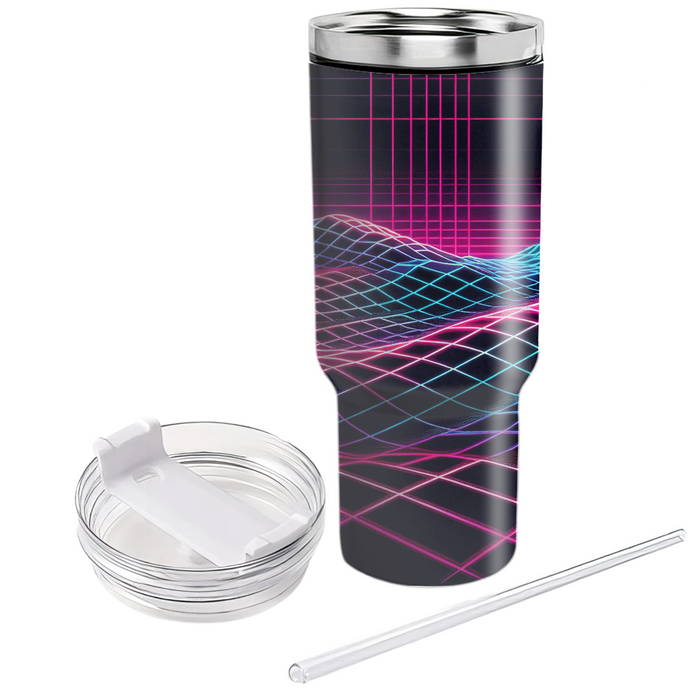 Synth Grid  Personalized Tumblers