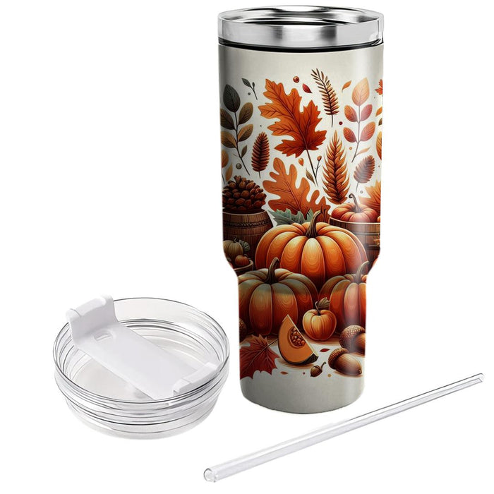 Autumn Serenade - A Thanksgiving Festival  Custom Tumblers