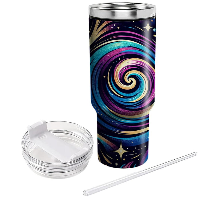 Vivid Spiral Galaxy  Personalized Tumblers