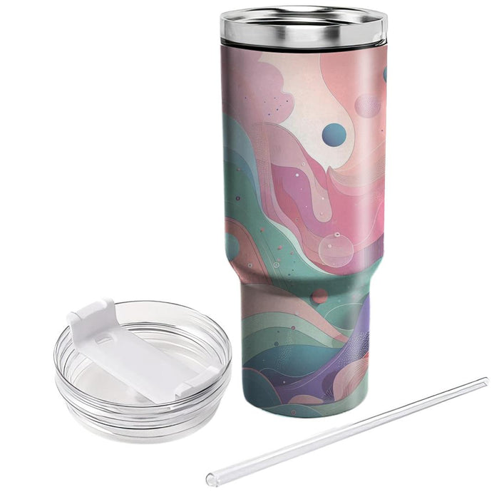 Abstract Floral Dream  Unique Tumblers