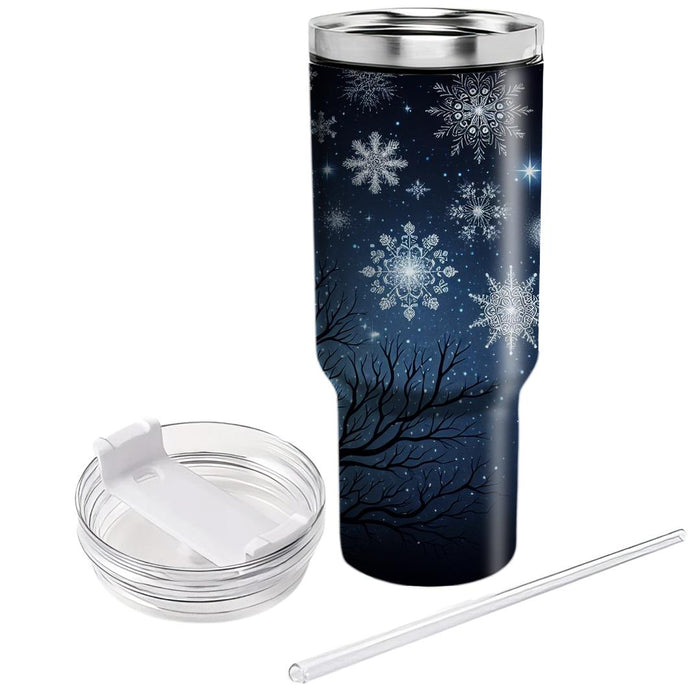 Winter Midnight Snowfall  Tumblers For Gifts