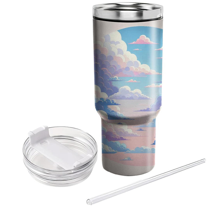 Whimsical Cloud Paradise  Tumbler Cups