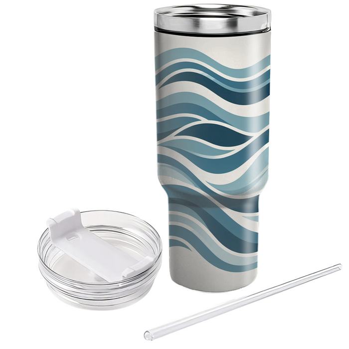 Modern Geometric Waves  Insulated Tumblers