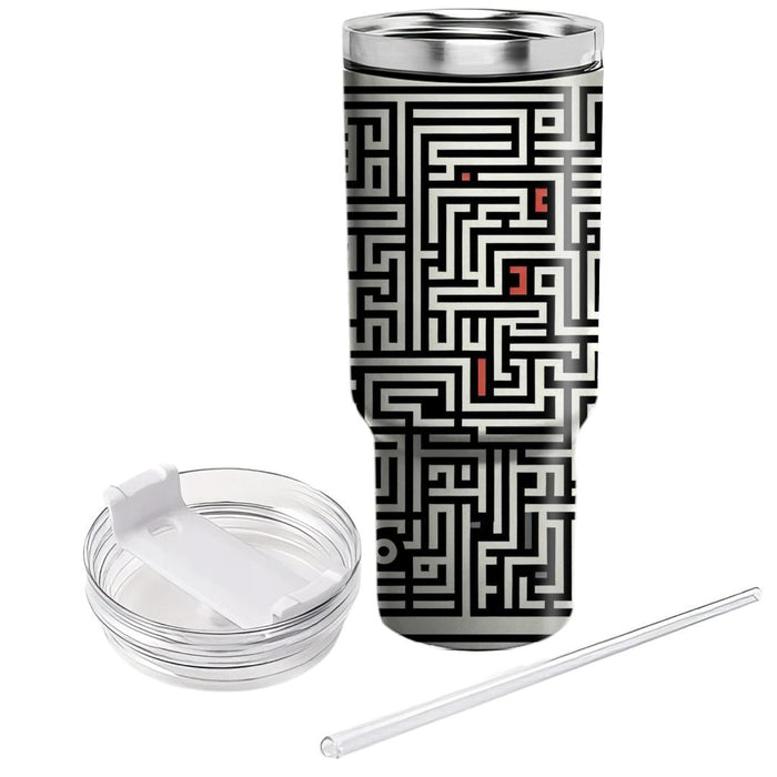 Abstract Maze  Insulated Tumblers