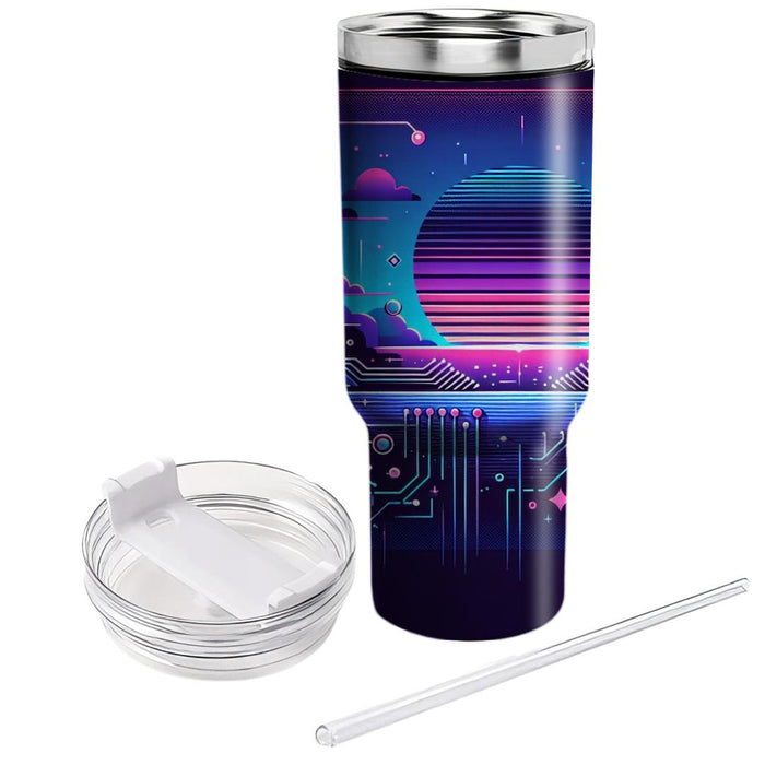 Techno Mirage  Personalized Tumblers