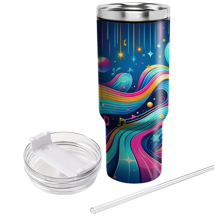 Funky Disco Waves  Custom Tumblers