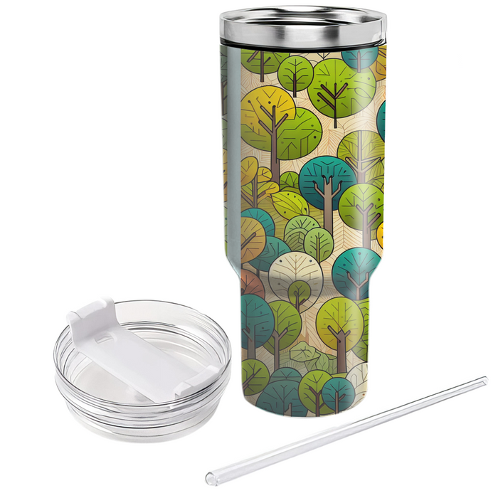 Whimsical Tree Patterns  Custom Tumblers