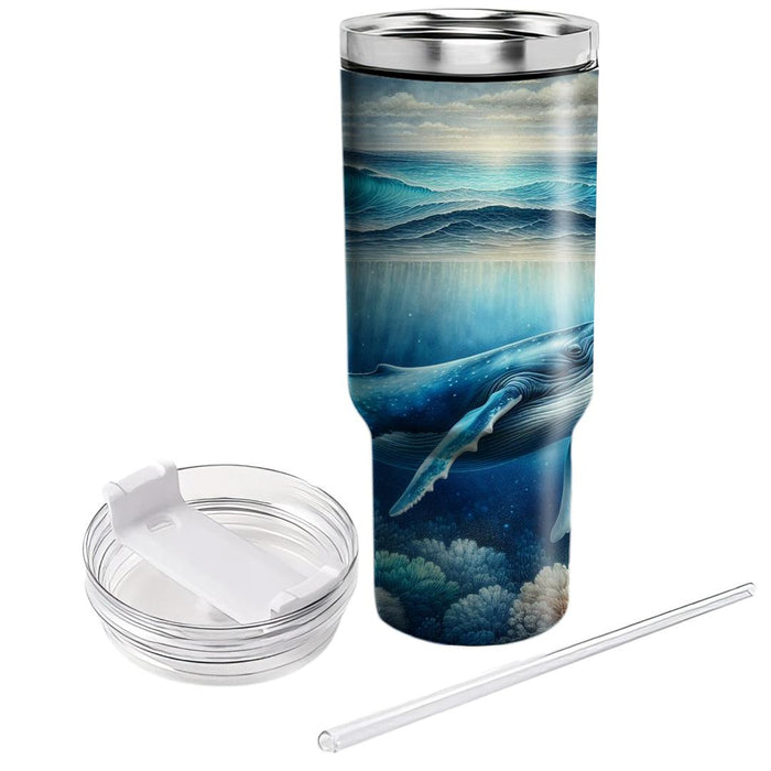 Gentle Whale Journey  Tumbler Cups