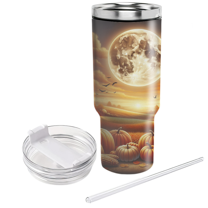 Autumn Harvest Moon  Personalized Tumblers