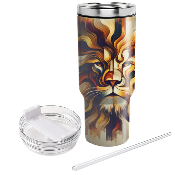 Abstract Lion Roar  Tumbler Cups