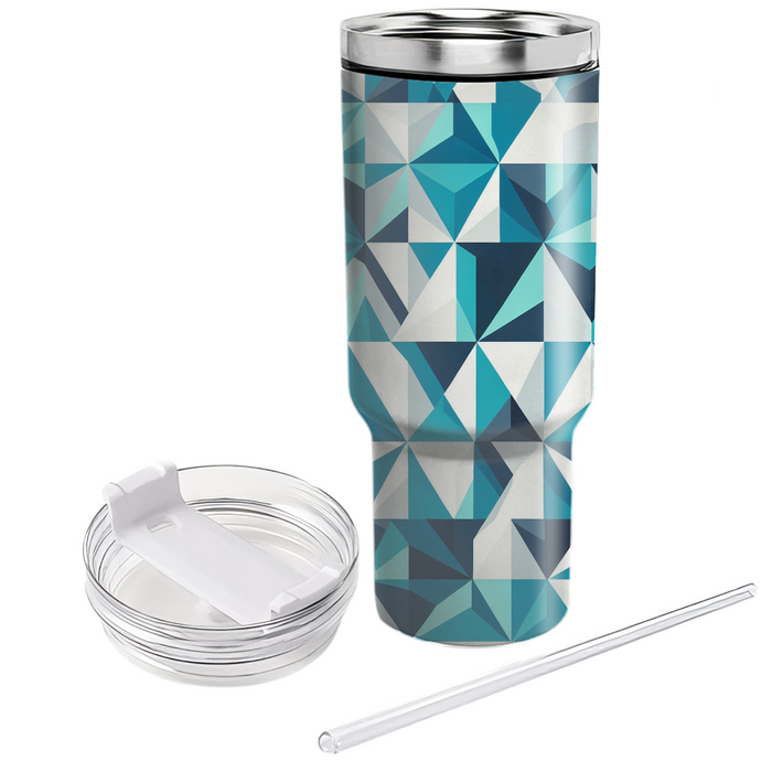 Geometric Triangle Harmony  Unique Tumblers