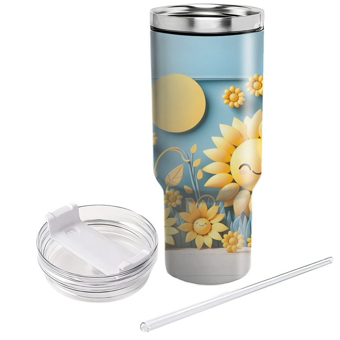 Whimsical Sunflower Dreams  Tumblers For Gifts