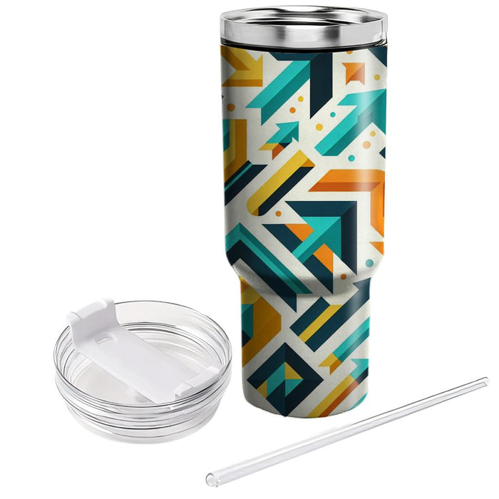 Geometric Arrow Patterns  Tumblers For Gifts