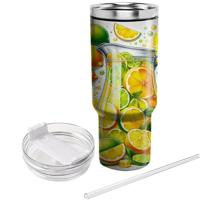 Sunny Vintage Lemonade  Travel Tumblers