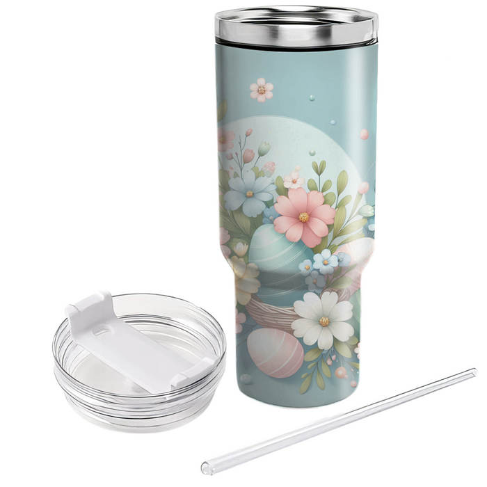 Floral Easter Celebration Tumblers With Lids