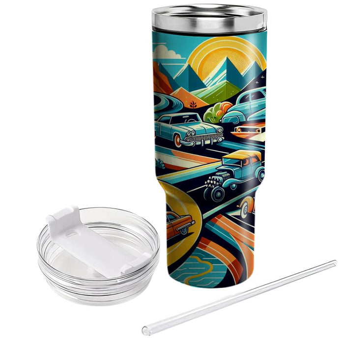 Classic 80s Road Trip  Insulated Tumblers