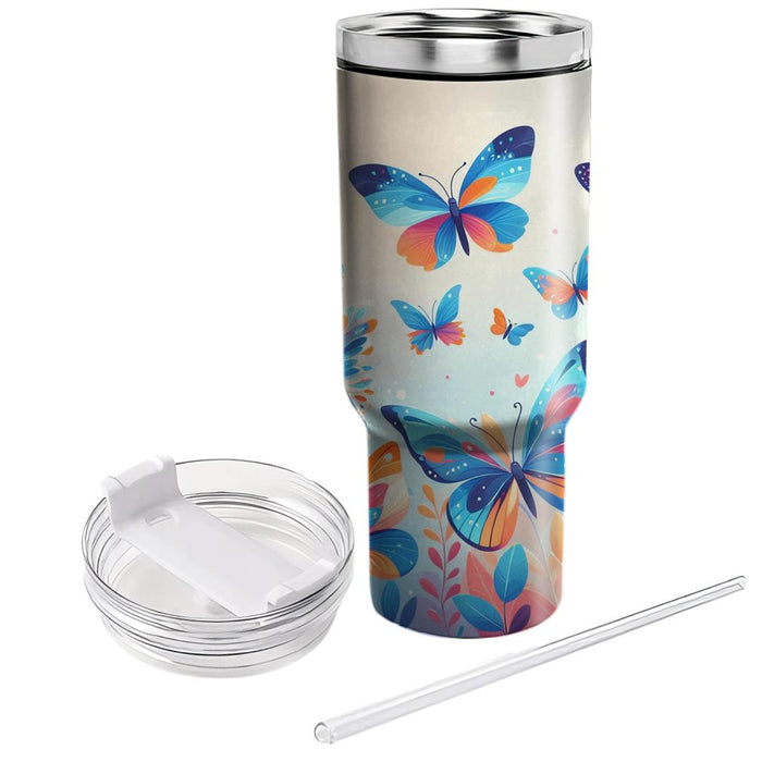 Whimsical Butterflies  Travel Tumblers