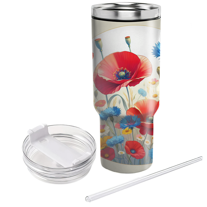 Wildflower Harmony  Travel Tumblers