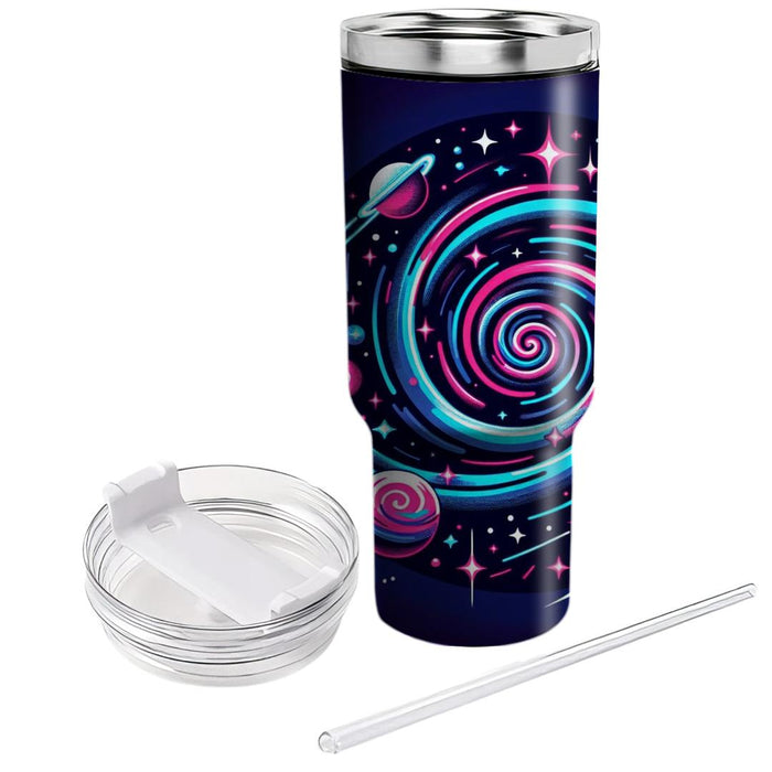 Synthwave Galaxy  Unique Tumblers