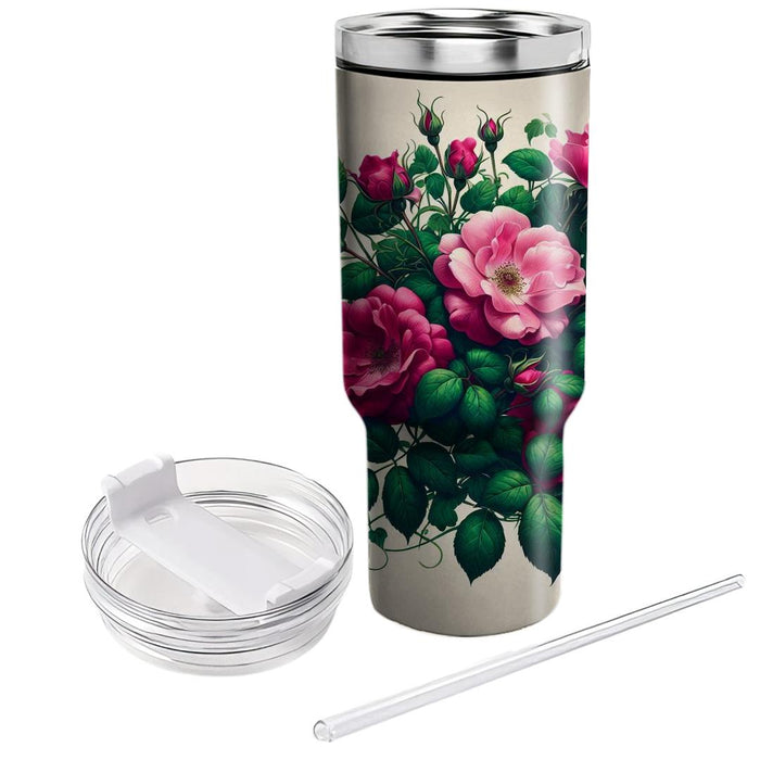 Wild Rose And Ivy  Tumbler Cups