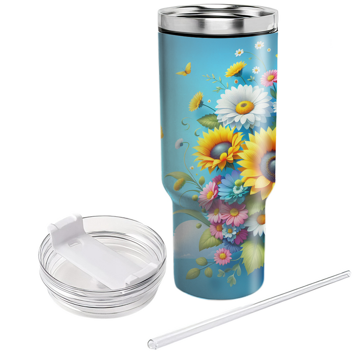 Sunny Days Blossom  Custom Tumblers