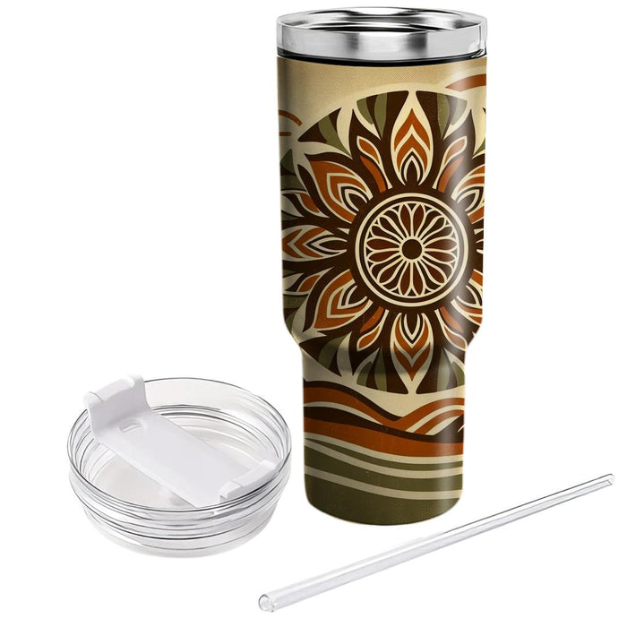 Bohemian Sunshine  Tumbler Cups